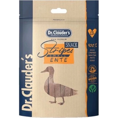 Dr.Clauder's Dog Maškrta Stripes Small Duck Strips 80 g