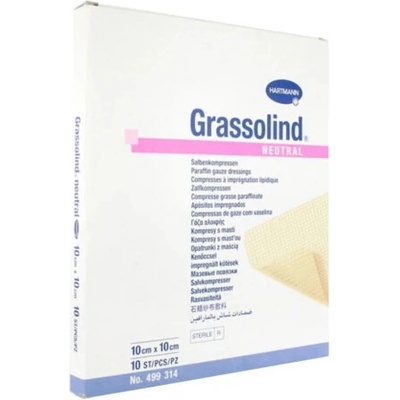 Hartmann Grassolind Neutral 10 cm x 10 cm 10 ks