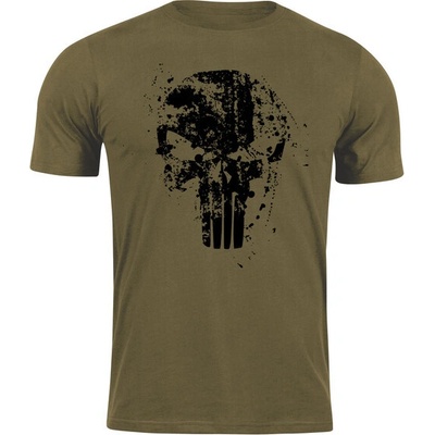 Dragowa krátke tričko Frank the Punisher olivová