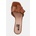 Love Moschino чехли с дебел ток дамски от кожа (JA28115G0OIE0200)