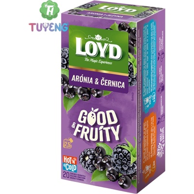 Loyd čaj Good & Fruity Arónie & Ostružina 20 x 2,5 g