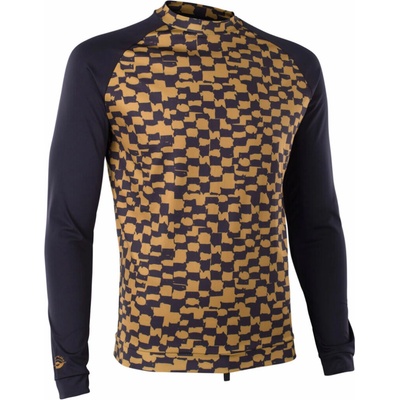 ION Rashguard Maze LS men checkered gold