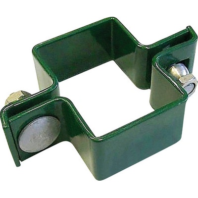 Objímka na sloupek 60 x 40 mm průběžná zelená