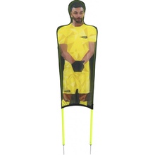 POWER SHOT Fotbalové tréninkové figuríny s potiskem sada 3ks žluté 180cm