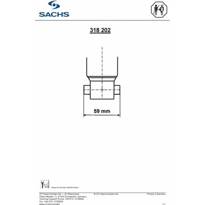 Tlumič pérování SACHS 318 202 – Zboží Mobilmania