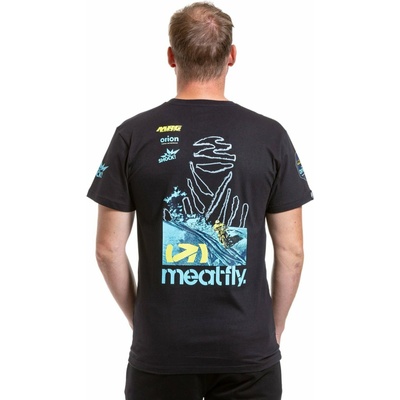 Meatfly мъжка тениска Dakar Blue/Black Meatfly | Sin | МЪЖЕ | S