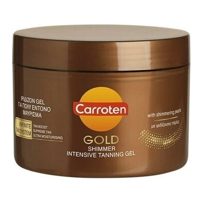 Carroten Блестящ гел за много интензивен тен, Carroten Gold Shimmer Intensive Tanning Gel 150ml