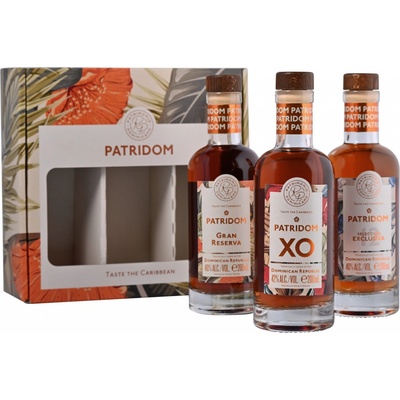 1423 Ron Patridom Mini Box 40,7% 3 x 0,2 l (set)