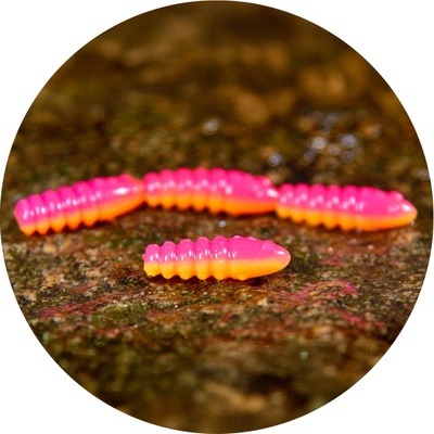 RedBass Trout Grub Tutti Frutti UV COLOR 3x25 mm