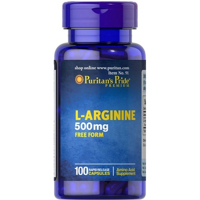 Puritan's Pride L-arginín 500 mg 100 kapsúl