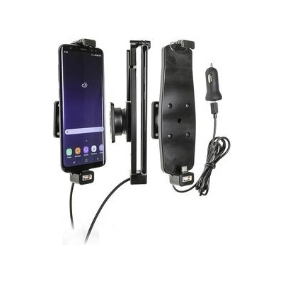 Brodit držiak do auta na Samsung Galaxy S10+/S9+/S8+ a iné, s pružinou, s pon. z cig.zapalovače/USB 521965