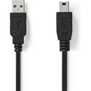 Nedis CCGP60300BK10 USB 2.0/ A-B mini/ 5pinů, 1m, černý