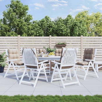 vidaXL Възглавници за стол ниска облегалка 6 бр таупе Оксфорд плат (377697)