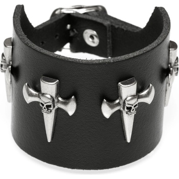 Black & metal Гривна Черепи с кръстове - bwz-718