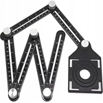 KraftDele Мултифункционален ъгломер KraftDele KD10385 / 6 рамена / за отвори и форми (KD10385)