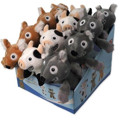 Dog Fantasy zvířat pískací a šustící ocas 29 cm
