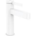Hansgrohe Finoris - Смесител за умивалник, с оттичане, CoolStart, EcoSmart, матово бяло 76025700 (76025700)