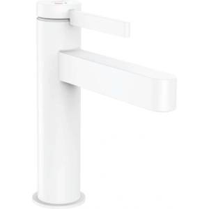 Hansgrohe Finoris - Смесител за умивалник, с оттичане, CoolStart, EcoSmart, матово бяло 76025700 (76025700)