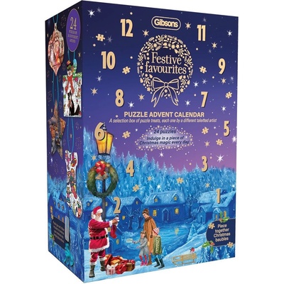 GIBSONS Adventní kalendář na 24 dní Sváteční oblíbenosti