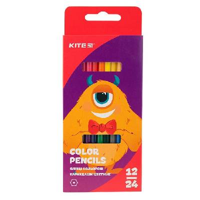 Цветни моливи Kite Jolliers двустранни 12 бр (1606057-K19-054-5)