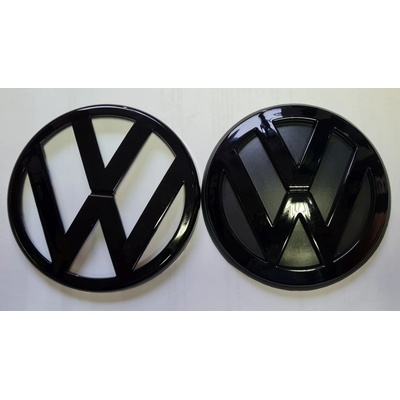 VW znak 115+117mm černý MK4 - set 2 kusy – Sleviste.cz