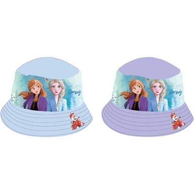 Difuzed dievčenský klobúčik Ľadové kráľovstvo Frozen Elsa a Anna modrý