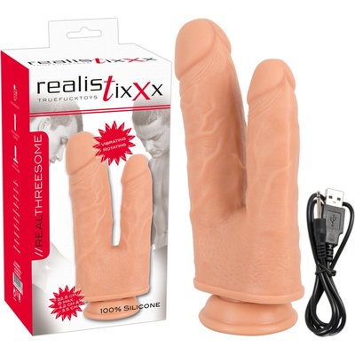 You2Toys Realistixxx Real Threesome Vibrační Dildo