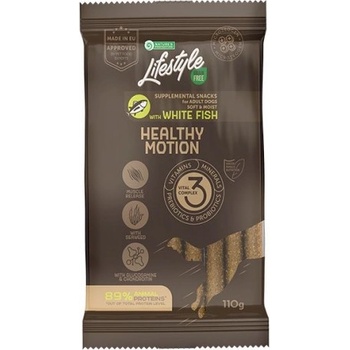 AKVATERA Nature's Protection DOG - Lifestyle Healthy Motion With White Fish, лакомство за кучета с бяла риба - здрави кости и стави при активни израснали кучета 110 гр, Литва - 125105