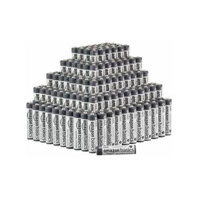Amazon Basics AAA Alkaline Batteries 1.5V 5 Year Shelf Life Pack of 250 - AAA-250PK