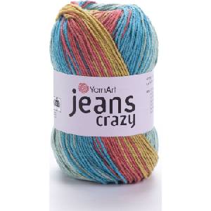 YARNART Jeans Crazy 8221 Плетива прежда (Jeans Crazy 8221)