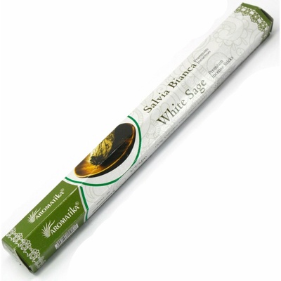 Aromatika Premium vonné tyčinky Biela Šalvia 20 ks