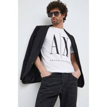 Giorgio Armani Памучна тениска Armani Exchange В бяло с принт 8NZTPA ZJH4Z NOS (8NZTPA.ZJH4Z)