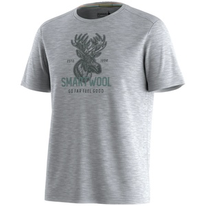 Smartwool Men's Moose Mode Active Short Sleeve Gra Размер: M / Цвят: сив