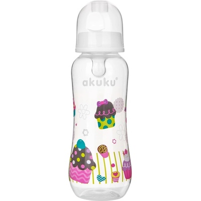Akuku fľaša s obrázkom biela 250 ml