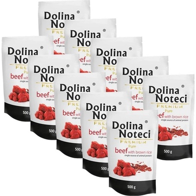 Dolina Noteci Premium Pure Beef s hnedou ryžou 10 x 500 g
