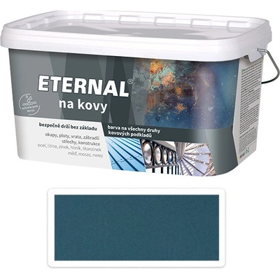 ETERNAL Na kovy antikorózna farba na kov 5L Zelená 406