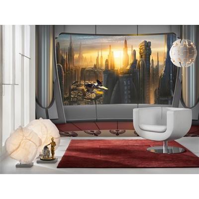 Komar 8-483 Obrazová fototapeta Star Wars Coruscant View rozměry 368 x 254 cm