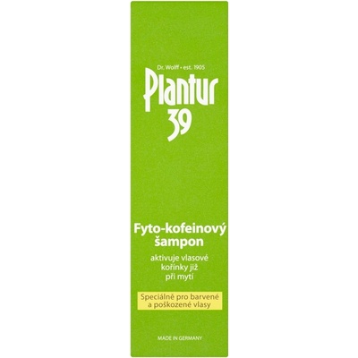 DR KURT WOLFF Plantur39 Fyto-kofeinový šampon barv.vlasy 250 ml