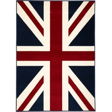 Alfa Carpets Kusový British flag Červený