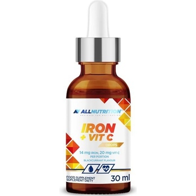 Allnutrition Železo + vitamín C kvapky 30 ml