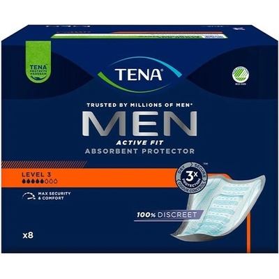 TENA Men Level 3 inkontinenčné vložky pre mužov 8 ks