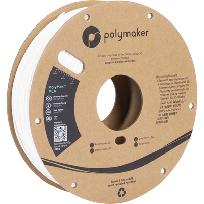 Polymaker PolyMax PC-FR samozhášavý biela 1,75mm 1kg