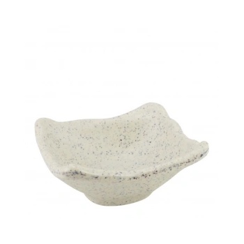 Image 1 of Kulsan - Меламинов рамекин квадратен 9х8, 5xh3, 9см 74мл WHITE GRANITE-(25109. WG) (0137325)