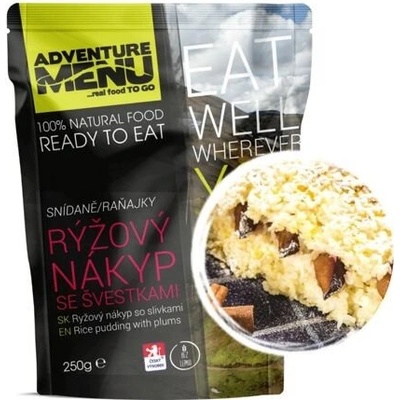 Adventure Menu Rýžový nákyp se švestkami 250g