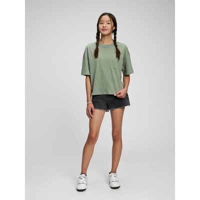 GAP Детска тениска с джоб GAP GAP | Zelen | Момичешки | 128