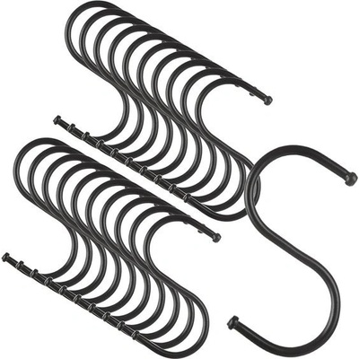 Arimaka S-háčky, 30 kusů háčků ve tvaru S (velké, 9 cm), kuchyňské S-háčky z nerezové oceli, – Zbozi.Blesk.cz