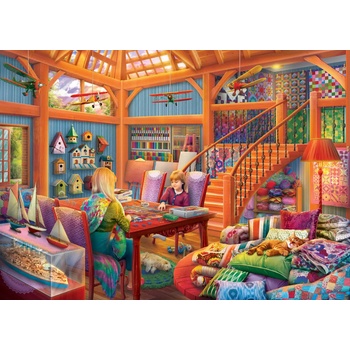 Bluebird Puzzle - Puzzle Hobby Room - 500 piese