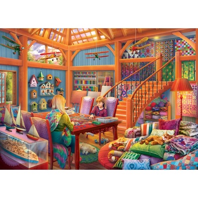 Bluebird Puzzle - Puzzle Hobby Room - 500 piese