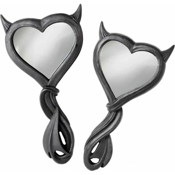 Image 1 of Alchemy gothic декорация (огледало) ALCHEMY GOTHIC - Devil Heart - Черен - V80B