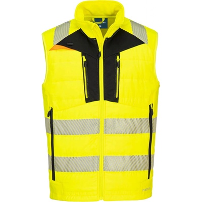 Portwest DX479 DX4 Hi Vis softshellová reflexná vesta žltá čierna